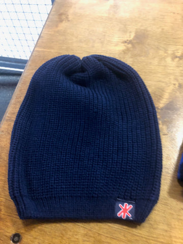 Navy Slouchie Beanie