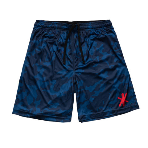 Mens Blue Camo Training Short