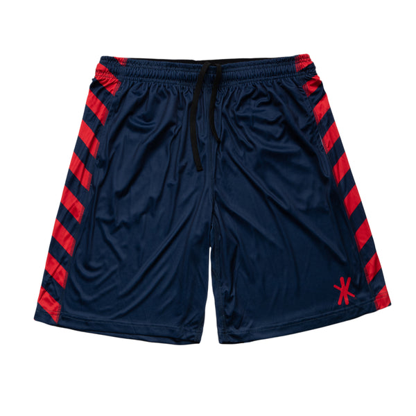 Mens Blue Stripe Training Short