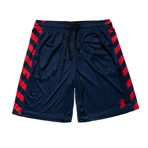 Mens Blue Stripe Training Short