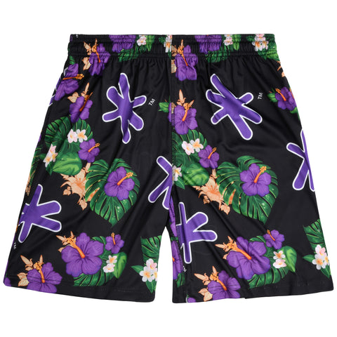 Mens Purple Hawaiian Training Short