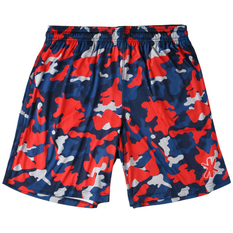 Mens Red Camo Training Short