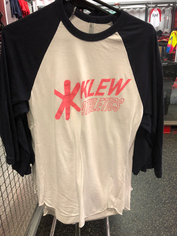 Neon Pink Baseball Tee