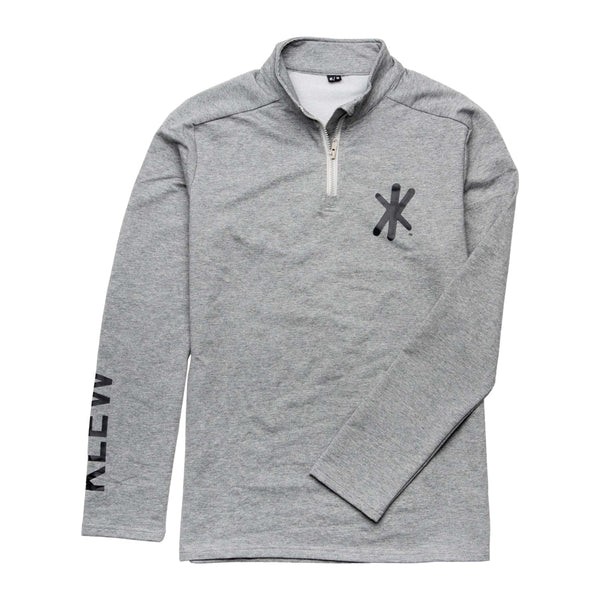 Women's Grey Quarter Zip