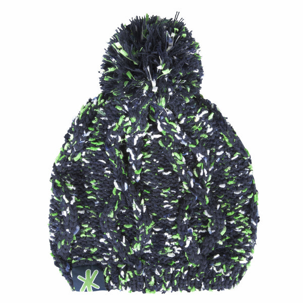Navy Classic Pom Beanie