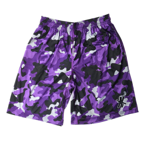 Mens Purple Camo Training Short